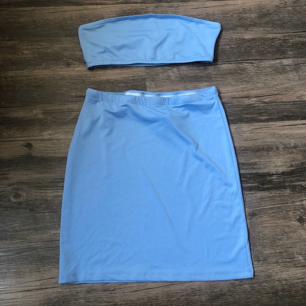 Matching Set: Tube Top & Skirt